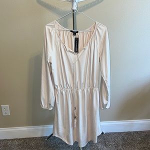Women’s Espresso Cream Long Sleeve Dress Size S